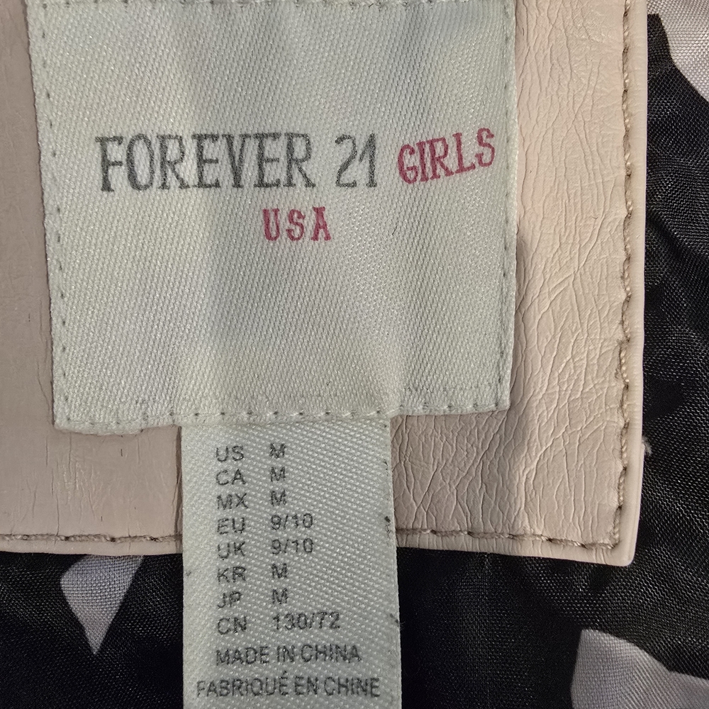Girl Pink Moto Jacket - Picture 5 of 6